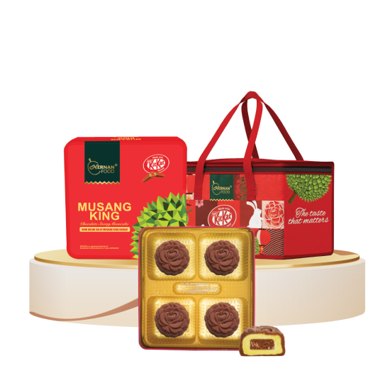 FROZEN MUSANG KING CHOCOLATE SNOWY MOONCAKE